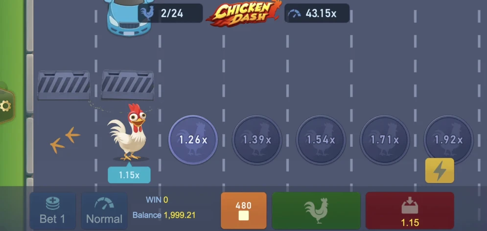 Chicken Dash Game
